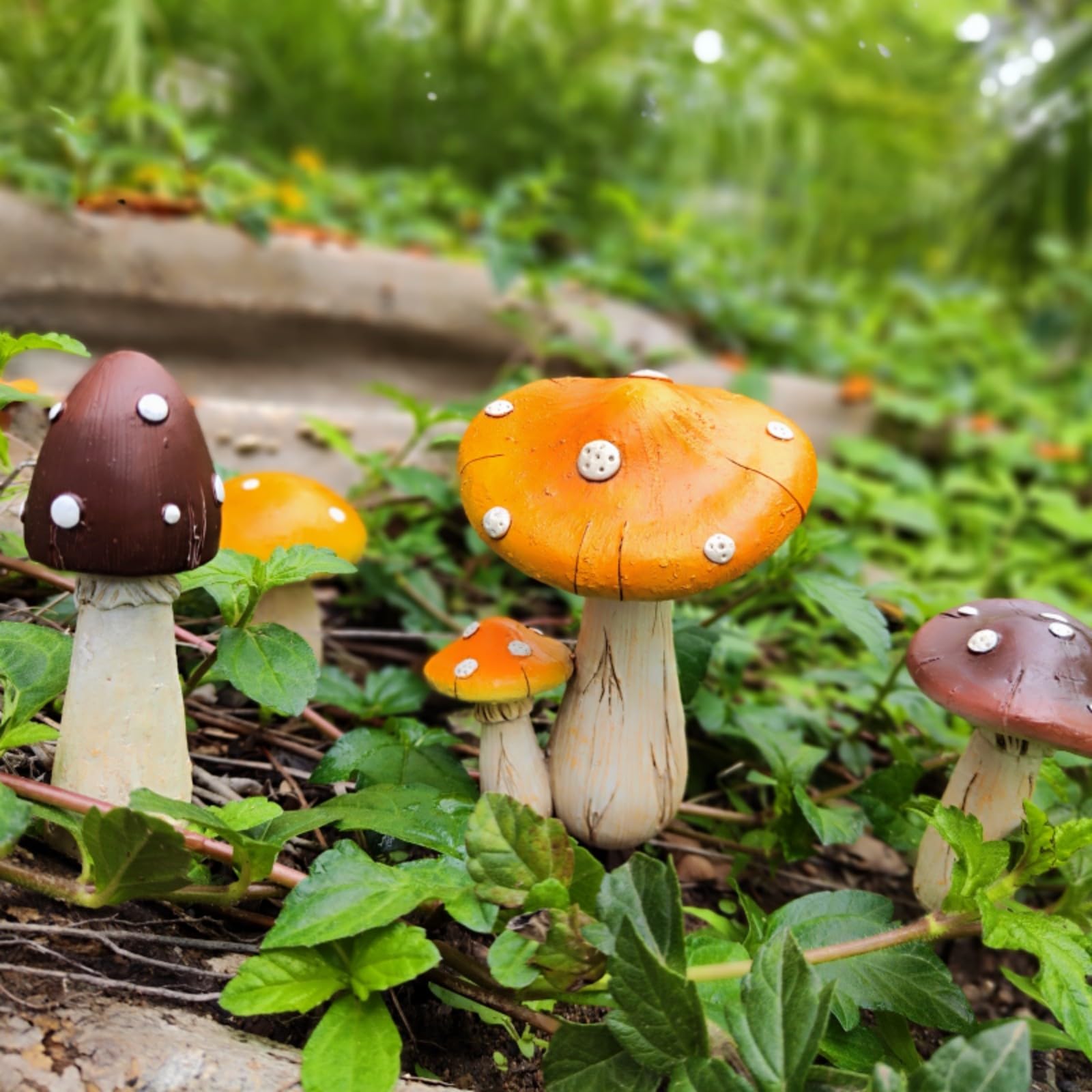 Amazon.com: KIKTOP Mushroom Decor - Fairy Garden Accessories